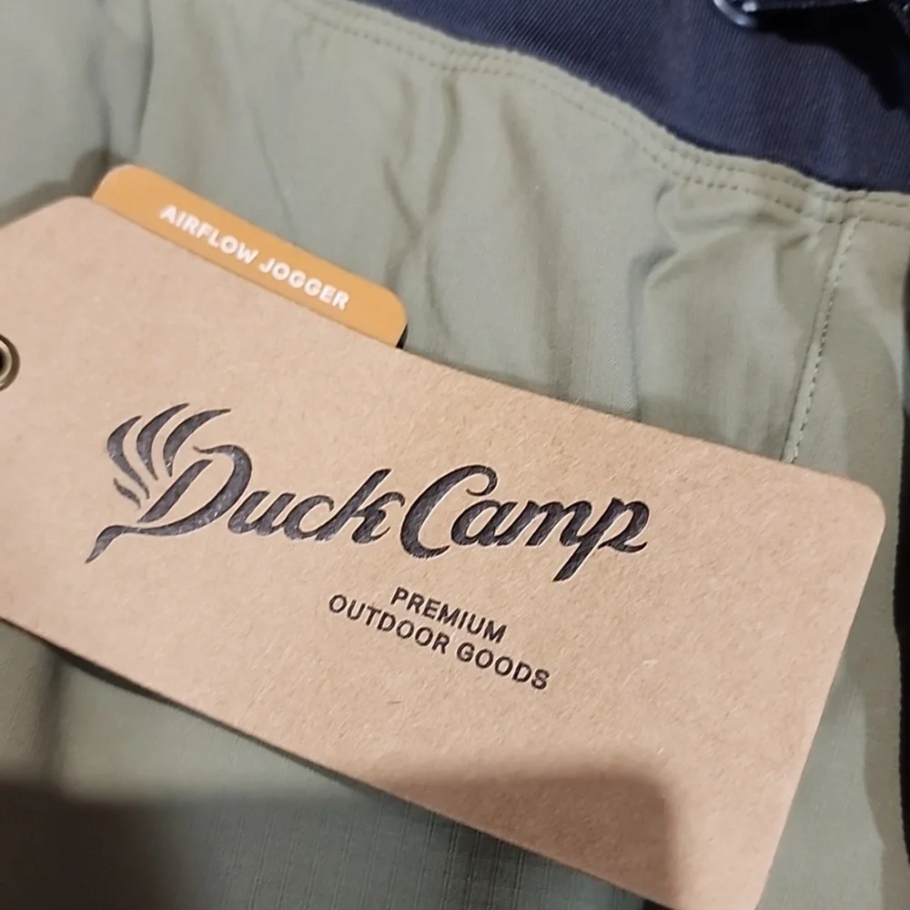 Duck Camp Airflow Jogger Brand New Olive Green Men's Pants